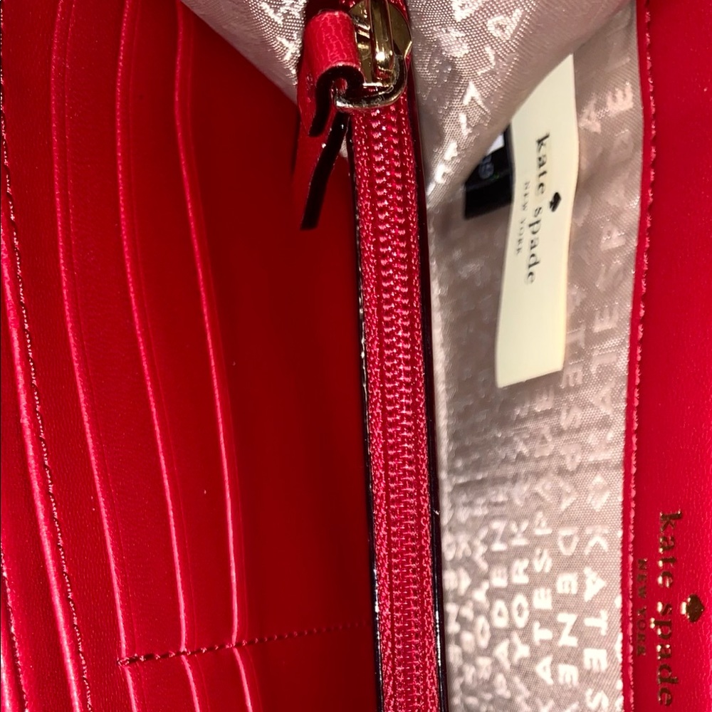 Red Kate Spade Wallet - Picture 3 of 5